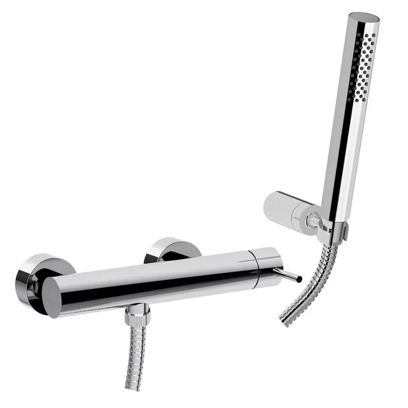 Miscelatore esterno doccia cromo lucido con set doccia Paffoni Jolly JL168DCR