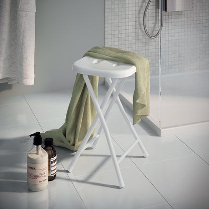 Sgabello richiudibile Gedy - Bianco