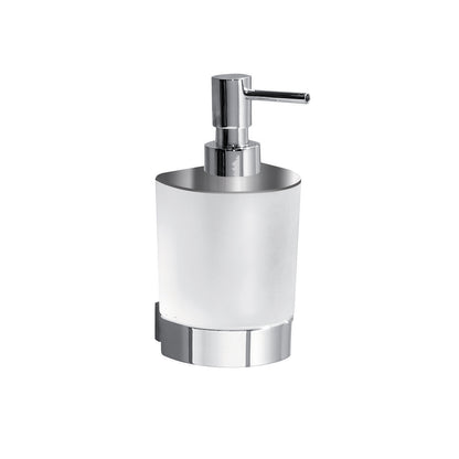 Dosasapone con erogatore in Cromall a parete Kent di Gedy - Cromato by CeramicStore | Lo specialista del tuo bagno