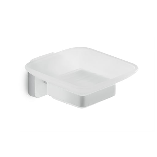 Portasapone Gedy modello Tonga 10.3x11.6xH5 cm - Bianco Matt by CeramicStore | Lo specialista del tuo bagno