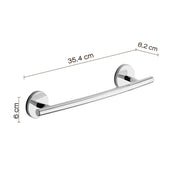 Portasalviette 35 cm a muro Vermont Pro di Gedy - Cromato by CeramicStore | Lo specialista del tuo bagno