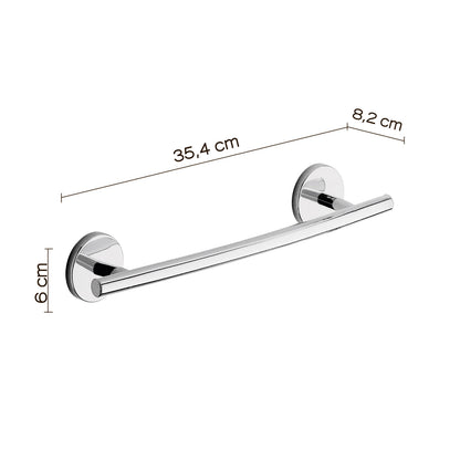 Portasalviette 35 cm a muro Vermont Pro di Gedy - Cromato by CeramicStore | Lo specialista del tuo bagno