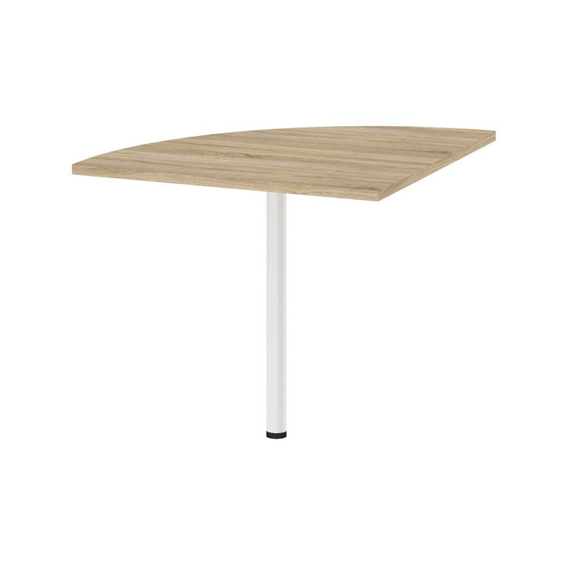 Angolo per scrivania linea Prima 80x80x74h cm - Bianco/Quercia by CeramicStore | Lo specialista del tuo bagno