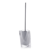 Scopino da appoggio con ciuffo in setole Gedy serie Twist - Argento by CeramicStore | Lo specialista del tuo bagno