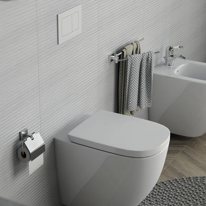 Porta asciugamani a snodo di Gedy serie Olimpo - Cromato by CeramicStore | Lo specialista del tuo bagno