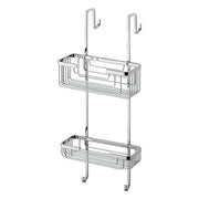 Portaoggetti doccia appendibile a 2 ripiani in Ottone modello Apollo di Gedy - Cromato by CeramicStore | Lo specialista del tuo bagno