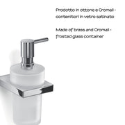 Dosasapone in Ottone e Cromall Gedy serie Lanzarote - Cromato by CeramicStore | Lo specialista del tuo bagno