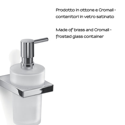 Dosasapone in Ottone e Cromall Gedy serie Lanzarote - Cromato by CeramicStore | Lo specialista del tuo bagno