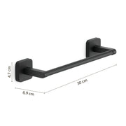Portasalviette 30 cm Gedy modello Tonga 30x6.9xH4.7 cm - Nero Matt by CeramicStore | Lo specialista del tuo bagno