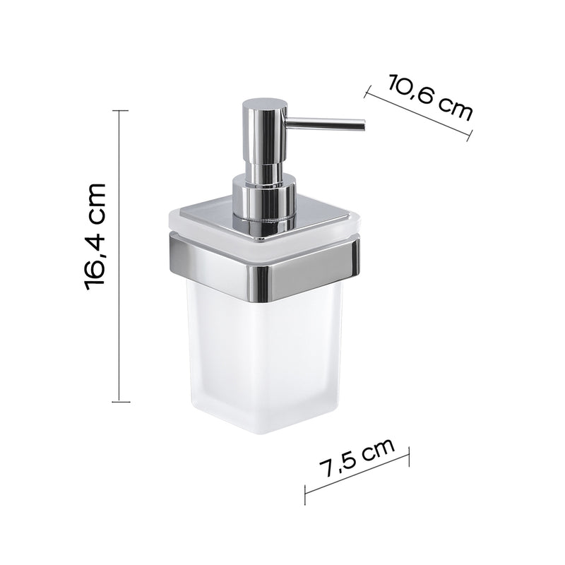 Dosasapone in Ottone e Cromall Gedy serie Samoa - Cromato by CeramicStore | Lo specialista del tuo bagno