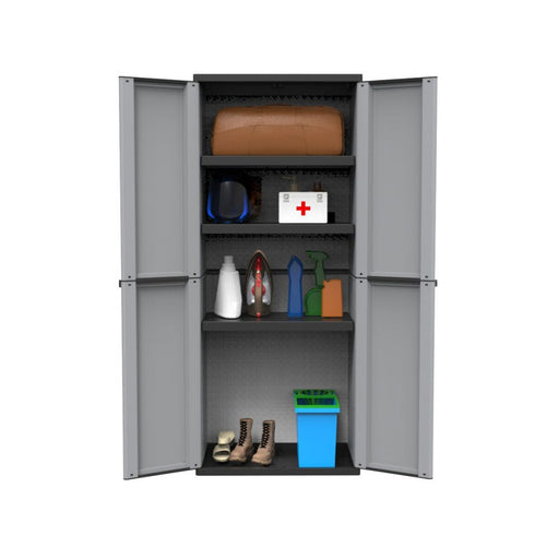 Armadio Terry Tutto piani a due ante - Grigio by CeramicStore | Lo specialista del tuo bagno