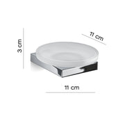 Portasapone in Ottone e Cromall Gedy serie Lanzarote - Cromato by CeramicStore | Lo specialista del tuo bagno