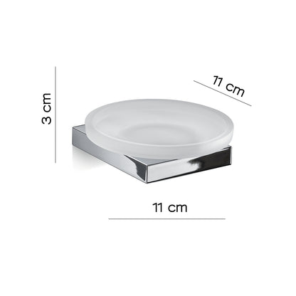 Portasapone in Ottone e Cromall Gedy serie Lanzarote - Cromato by CeramicStore | Lo specialista del tuo bagno