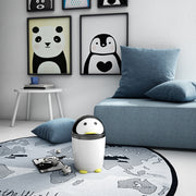 Portarifiuti 7.5 lt modello Peng di Gedy - Bianco/Nero by CeramicStore | Lo specialista del tuo bagno