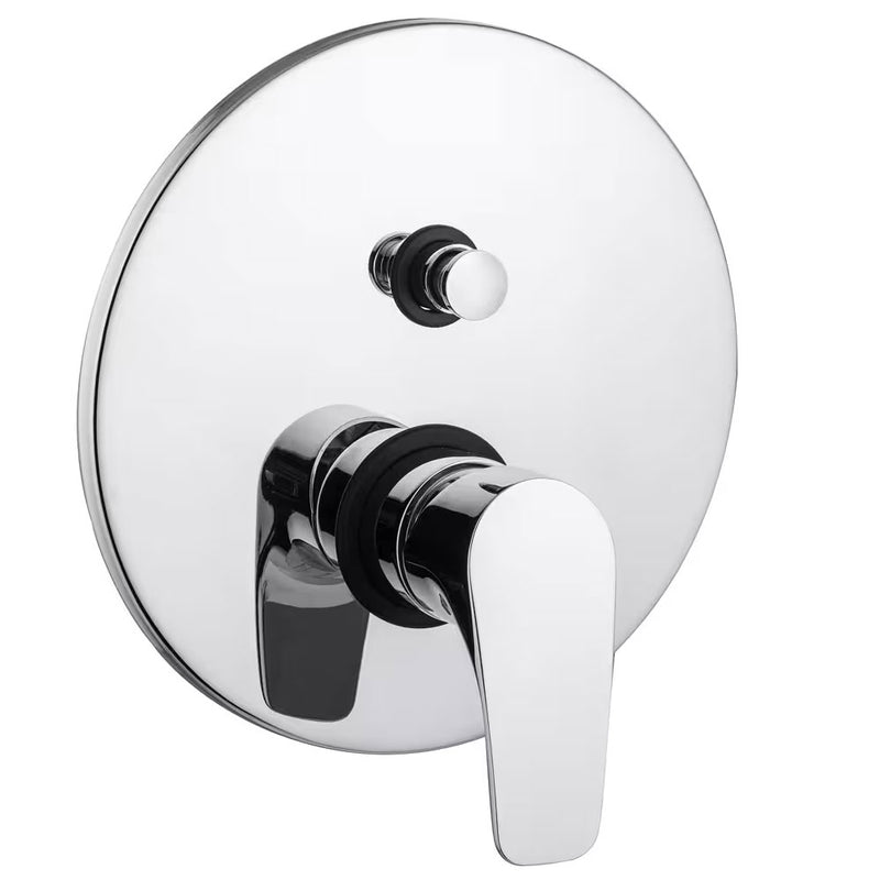 Miscelatore incasso doccia a 2 vie con deviatore a pressione completo di corpo incasso serie Lime - Paffoni LM015CR