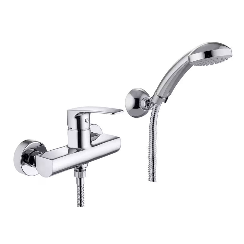 Miscelatore esterno doccia con flessibile e doccetta serie Lime - Paffoni LM168DCR