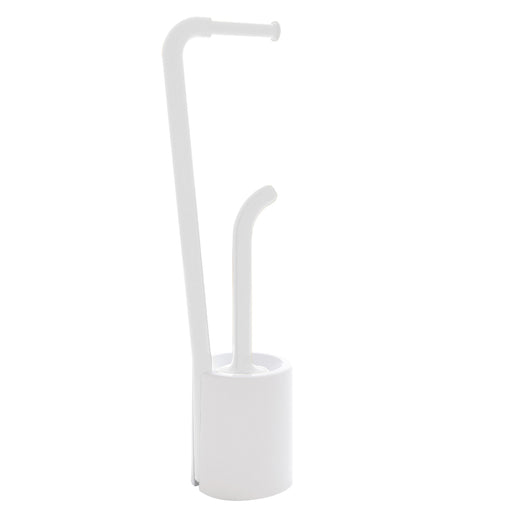 Piantana portarotolo e scopino Wc di Gedy serie Wendy - Bianco
