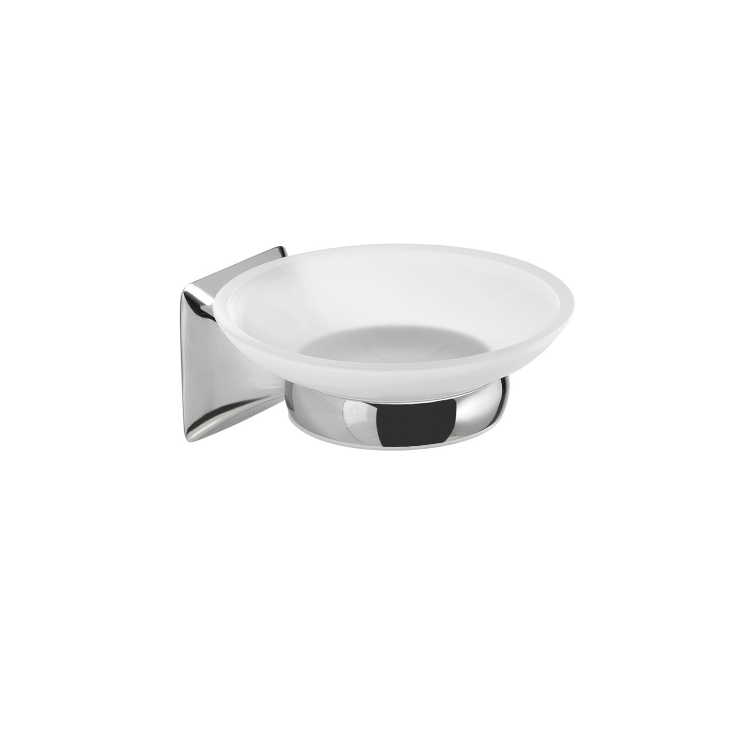 Portasapone a muro di Gedy serie Cervino - Cromato by CeramicStore | Lo specialista del tuo bagno