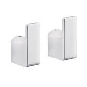 Appendiabiti 2 pezzi a muro Gedy serie Pirenei - Cromato by CeramicStore | Lo specialista del tuo bagno