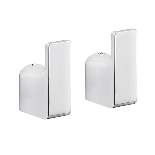 Appendiabiti 2 pezzi a muro Gedy serie Pirenei - Cromato by CeramicStore | Lo specialista del tuo bagno