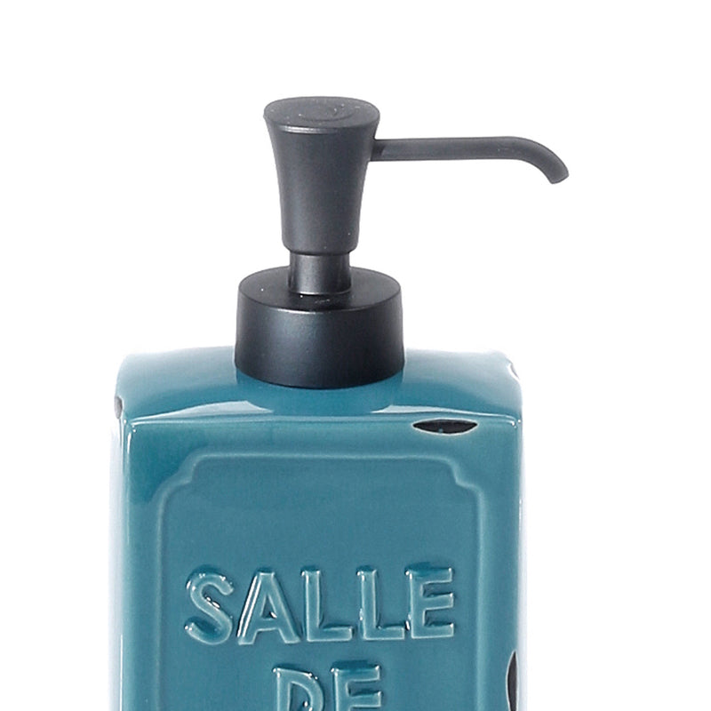 Dosasapone da appoggio con erogatore in plastica Gedy serie Vivienne - Blu