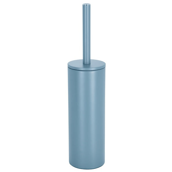 Scopino Wc con supporto in acciaio modello Akira - Blu nebbia opaco by CeramicStore | Lo specialista del tuo bagno