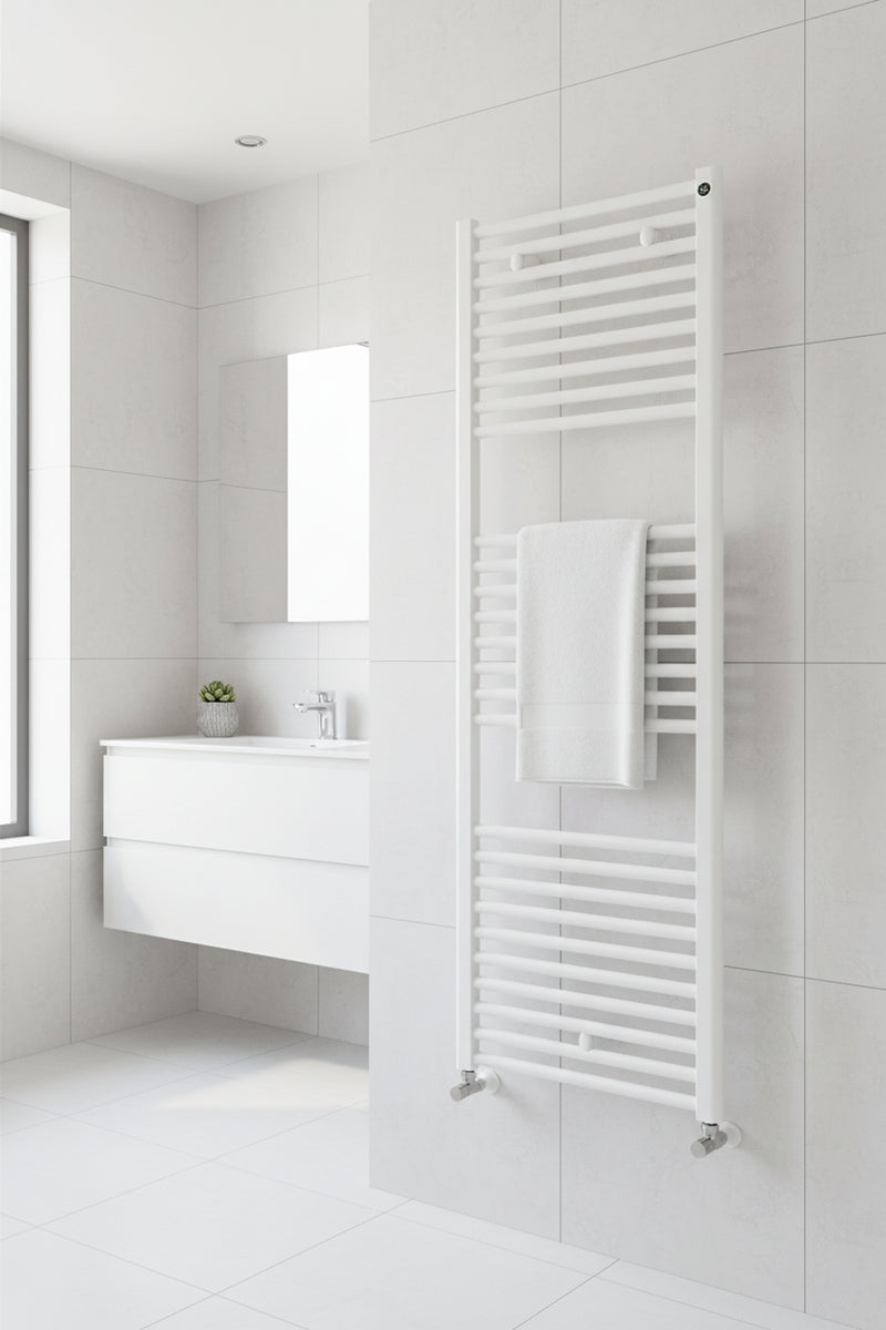 Termoarredo lisa h. 1160 mm bianco largh. cm 55
