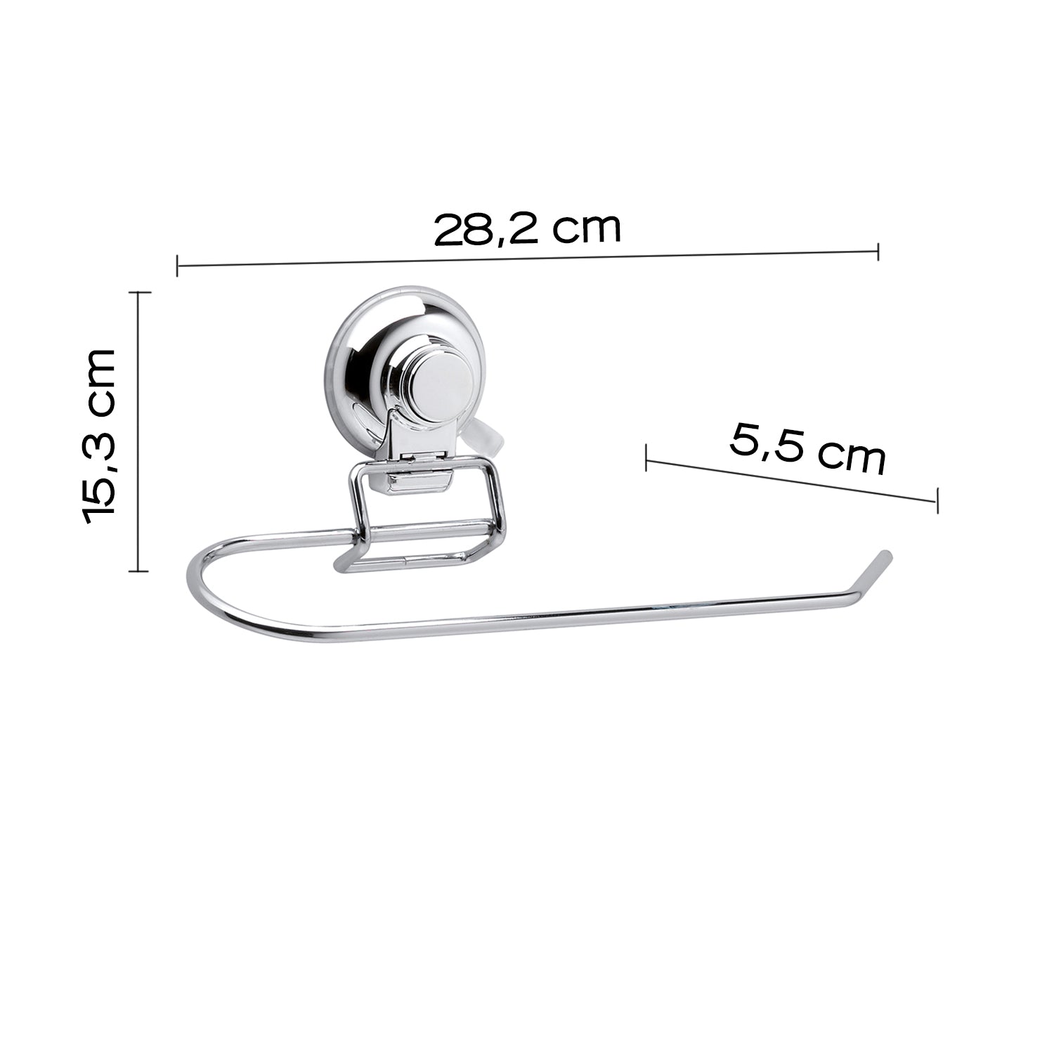 Porta asciugamani 30 cm di Gedy serie Hot - Cromato by CeramicStore | Lo specialista del tuo bagno