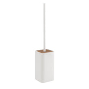 Scopino da appoggio con ciuffo in setole Gedy modello Ninfea - Bianco Matt by CeramicStore | Lo specialista del tuo bagno
