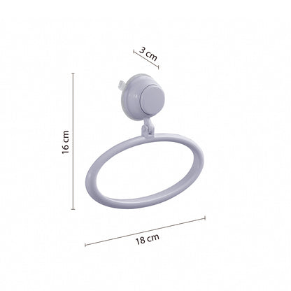 Porta asciugamani ad anello di Gedy serie Vesuvio - Bianco by CeramicStore | Lo specialista del tuo bagno