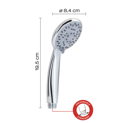 Doccetta 4 getti modello Easy 06 di Gedy - Cromato lucido by CeramicStore | Lo specialista del tuo bagno