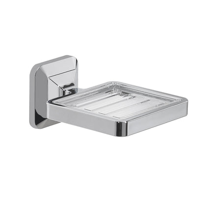 Portasapone con ventosa Gedy Ventus cm 10x12.2x6 in Acciaio Inox by CeramicStore | Lo specialista del tuo bagno