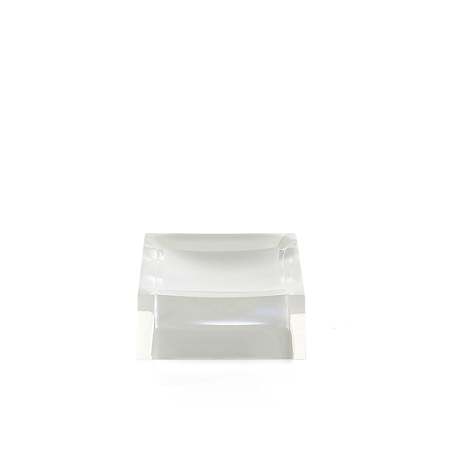 Portasapone da appoggio in resina collezione Gedy serie Rainbow - Bianco