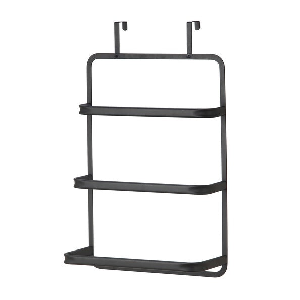 Porta asciugamani per porta doccia o schermo in Acciaio Inox - Nero by CeramicStore | Lo specialista del tuo bagno