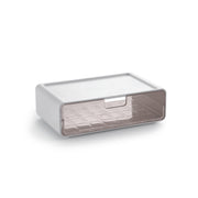 Box impilabile da appoggio Gedy serie Seventy - Bianco by CeramicStore | Lo specialista del tuo bagno