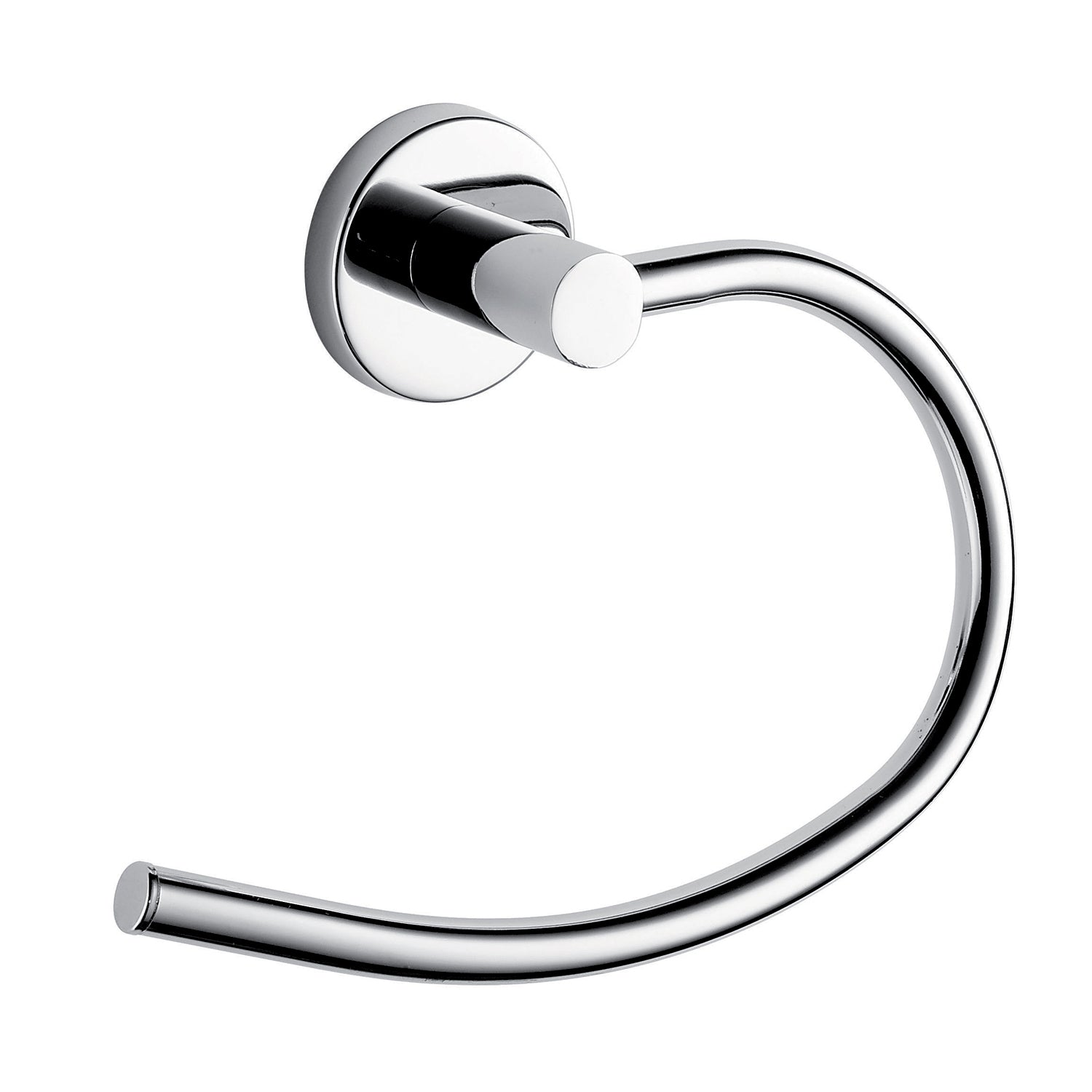Porta asciugamani ad anello in Acciaio Inox e Cromall Gedy serie Felce - Cromato by CeramicStore | Lo specialista del tuo bagno