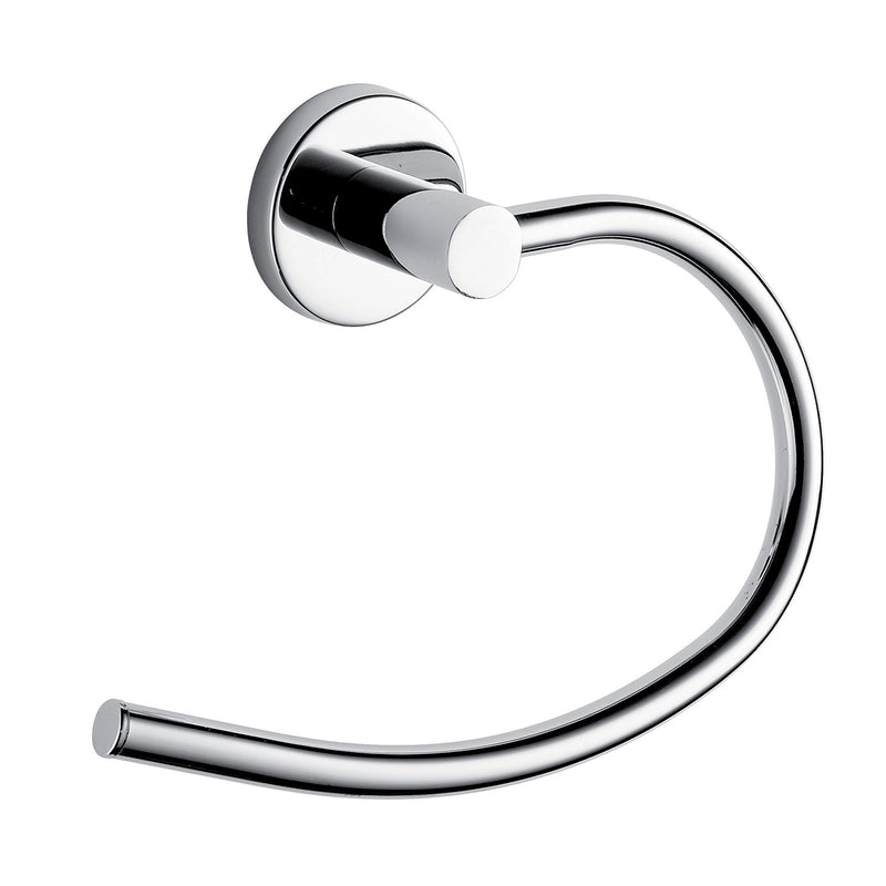 Porta asciugamani ad anello in Acciaio Inox e Cromall Gedy serie Felce - Cromato by CeramicStore | Lo specialista del tuo bagno