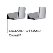 Appendiabiti 2 pezzi a parete Kent di Gedy - Cromato by CeramicStore | Lo specialista del tuo bagno