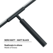 Tergivetro modello Thor in ottone - Nero Matt by CeramicStore | Lo specialista del tuo bagno