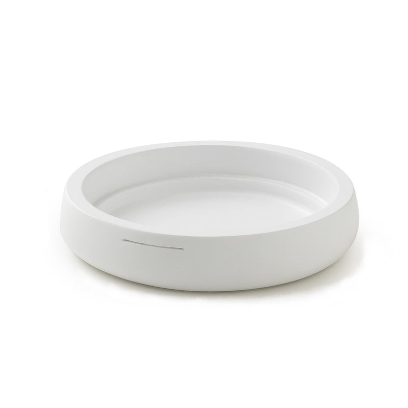 Portasapone in resina Gedy serie Kira - Bianco