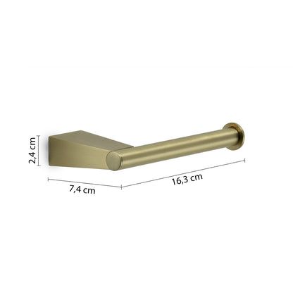 Portarotolo a parete in Acciaio Inox Gedy modello Tonale - Oro Matt