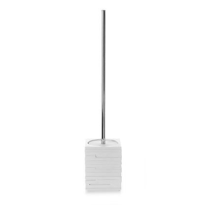 Scopino da appoggio con ciuffo in setole Gedy serie Quadrotto - Bianco by CeramicStore | Lo specialista del tuo bagno