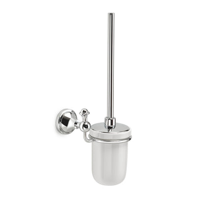 Scopino bagno a parete con ciuffo in setole Nevis di Gedy - Cromato by CeramicStore | Lo specialista del tuo bagno
