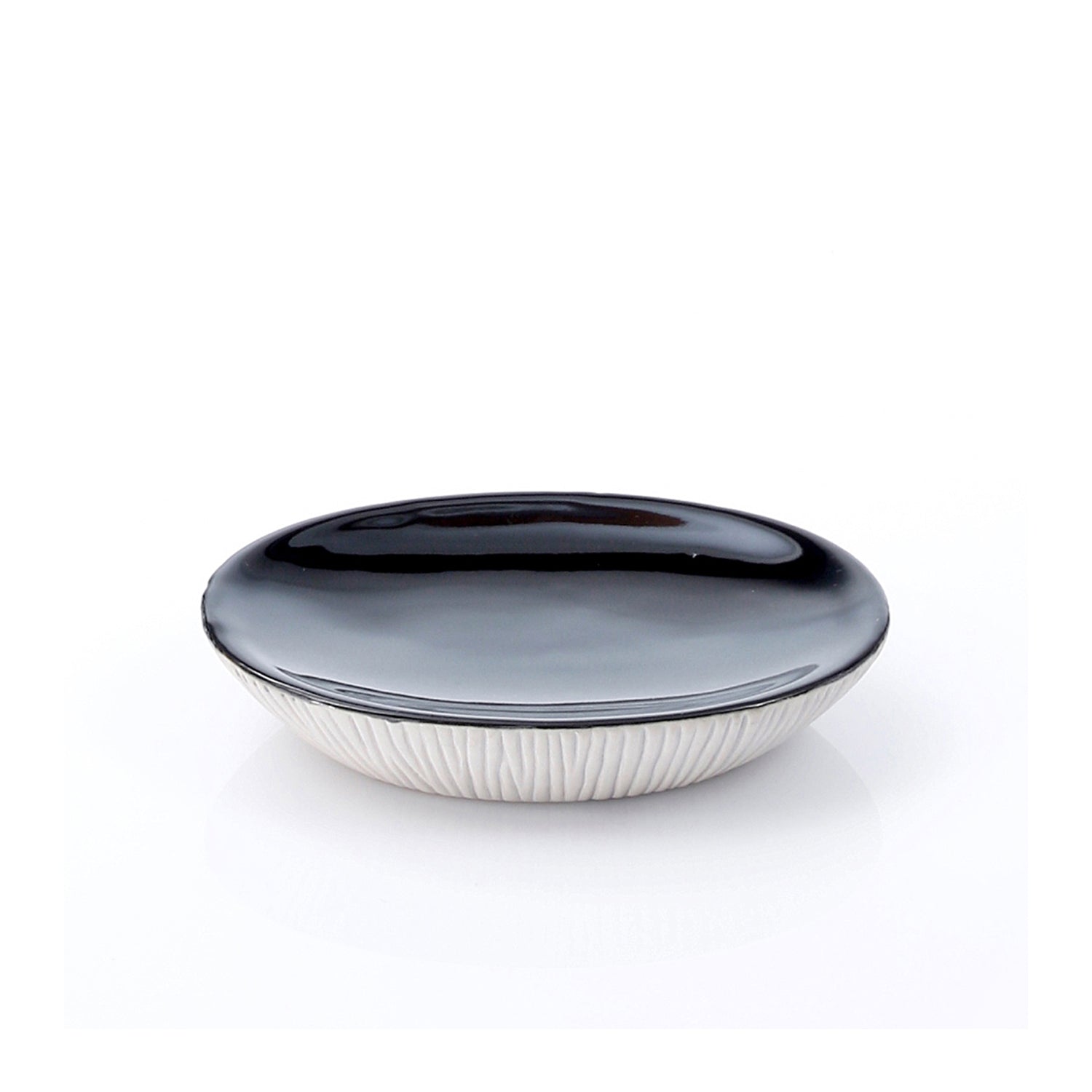 Portasapone in ceramica Gedy serie Naomi - Grigio