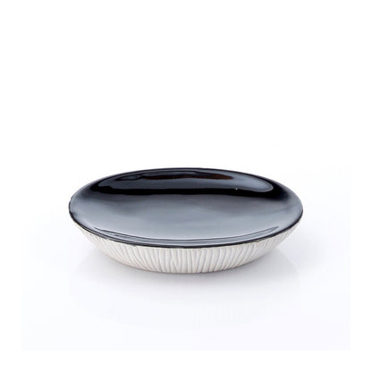 Portasapone in ceramica Gedy serie Naomi - Grigio