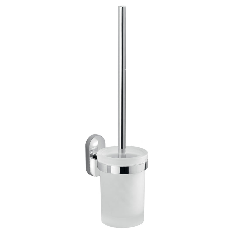 Scopino con ciuffo in setole in Acciaio Inox Gedy serie Febo - Cromato by CeramicStore | Lo specialista del tuo bagno