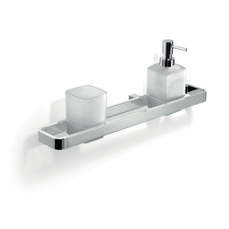 Portasalviette attrezzabile 5447 Gedy serie Lounge - Cromato