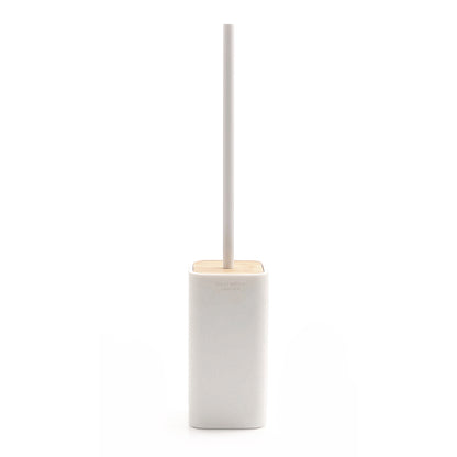 Scopino da appoggio con ciuffo in setole Gedy modello Ninfea - Bianco Matt by CeramicStore | Lo specialista del tuo bagno