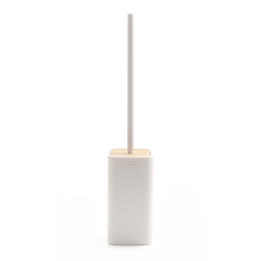 Scopino da appoggio con ciuffo in setole Gedy modello Ninfea - Bianco Matt by CeramicStore | Lo specialista del tuo bagno