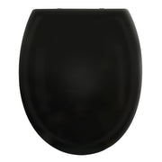 Copriwater modello Harry di colore nero con cerniere di zinco